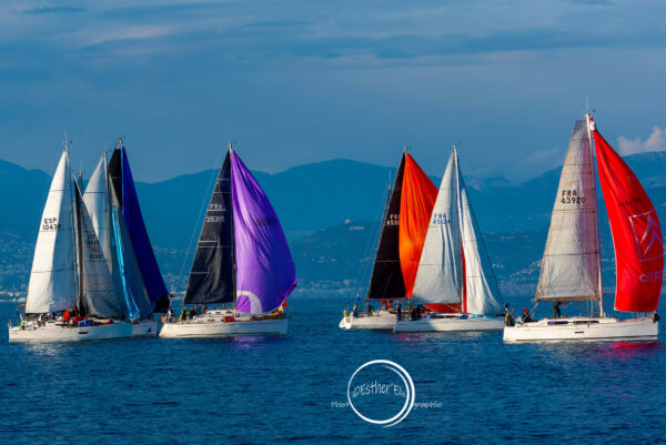 Voilier en mer lors de la Croisière Bleue Antibes-Calvi – 59ᵉ édition