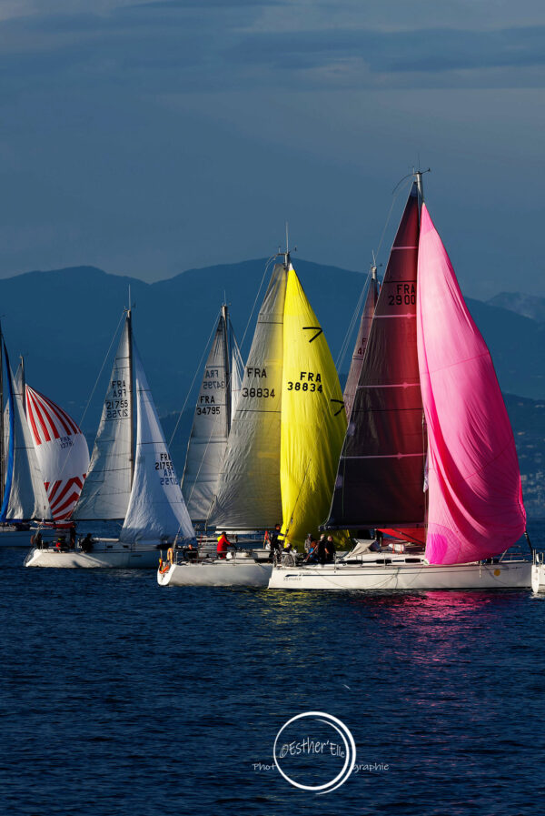 Voilier en mer lors de la Croisière Bleue Antibes-Calvi – 59ᵉ édition
